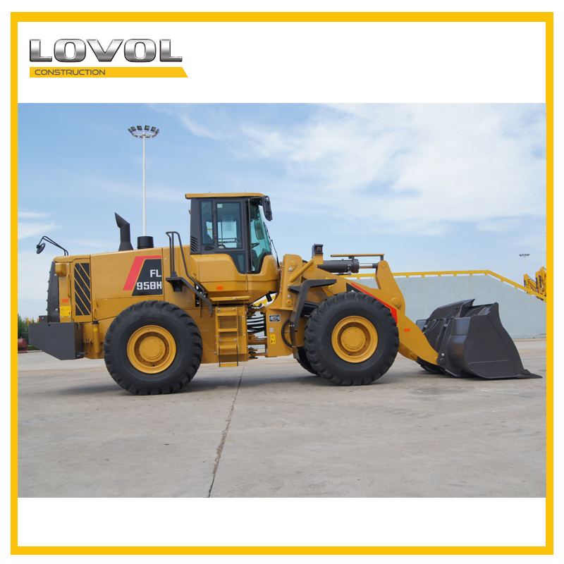 Wheel Loader Manufacturer 5 Ton Lovol Factory Direct Sale Small Wheel Loader Hydraulic High Quality FL958h