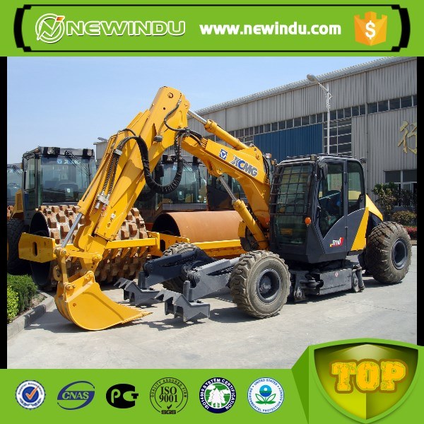 Xe150W New Digger 13 Ton 15 Ton Wheel Excavator Price Machine