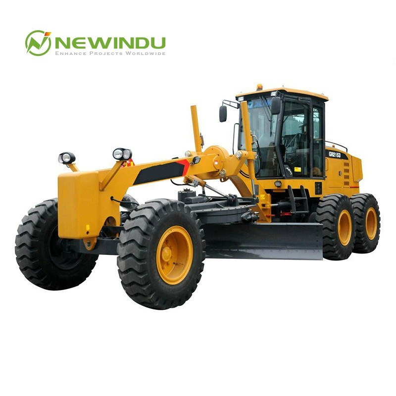 Xuzhou Factory 215HP Middle Size Mining Motor Grader Gr215 with Cummins Engine, Front Dozer and Back Ripper for Sale