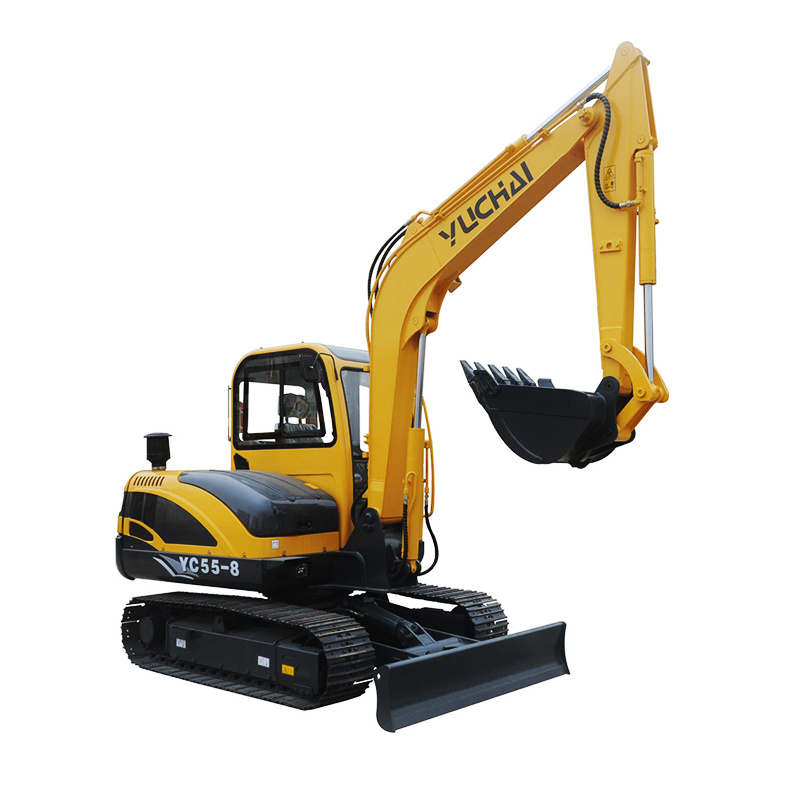 Yc55-8 Yuchai Good Quality 5.5 Ton Hydraulic Mini Crawler Excavator