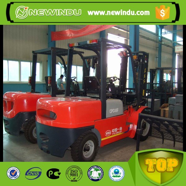 Yto Brand CPC40f Forklift 4tons Lifting Capacity