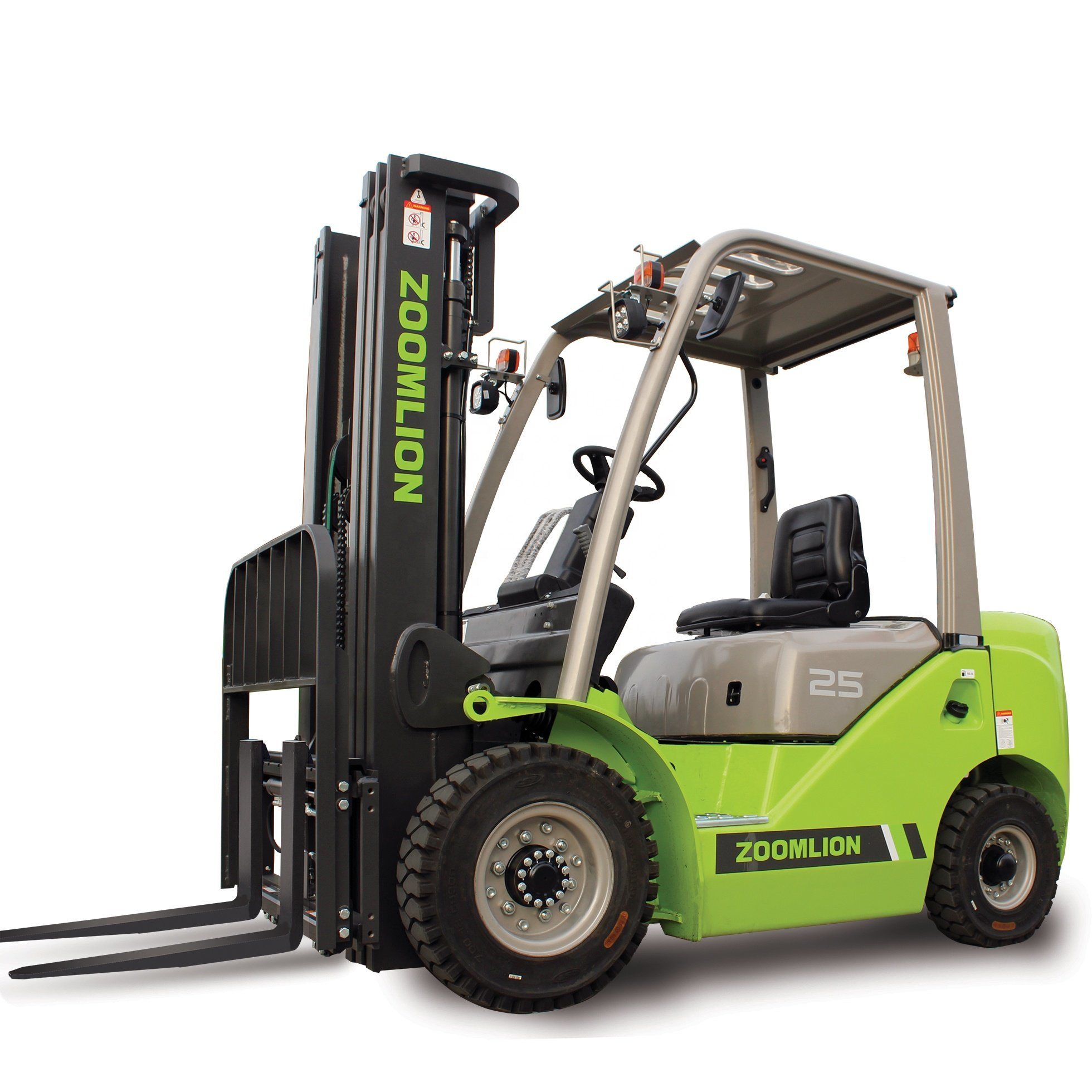 Zoomlion 2.5 Ton Mini Diesel Counterbalanced Forklift Fd25h with Triple Mast