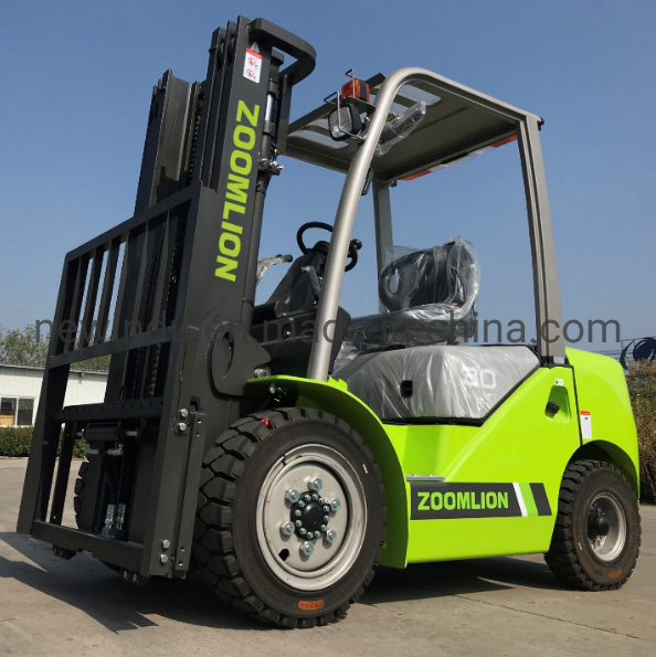 Zoomlion 3 Tons Small Isuzu Diesel Engine Forklift Fd30h