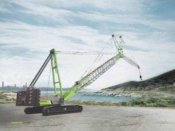 Chine 
                Zoomlion 75 tonne grue hydraulique sur chenilles de haute qualité Zcc750h pour la vente
             fournisseur