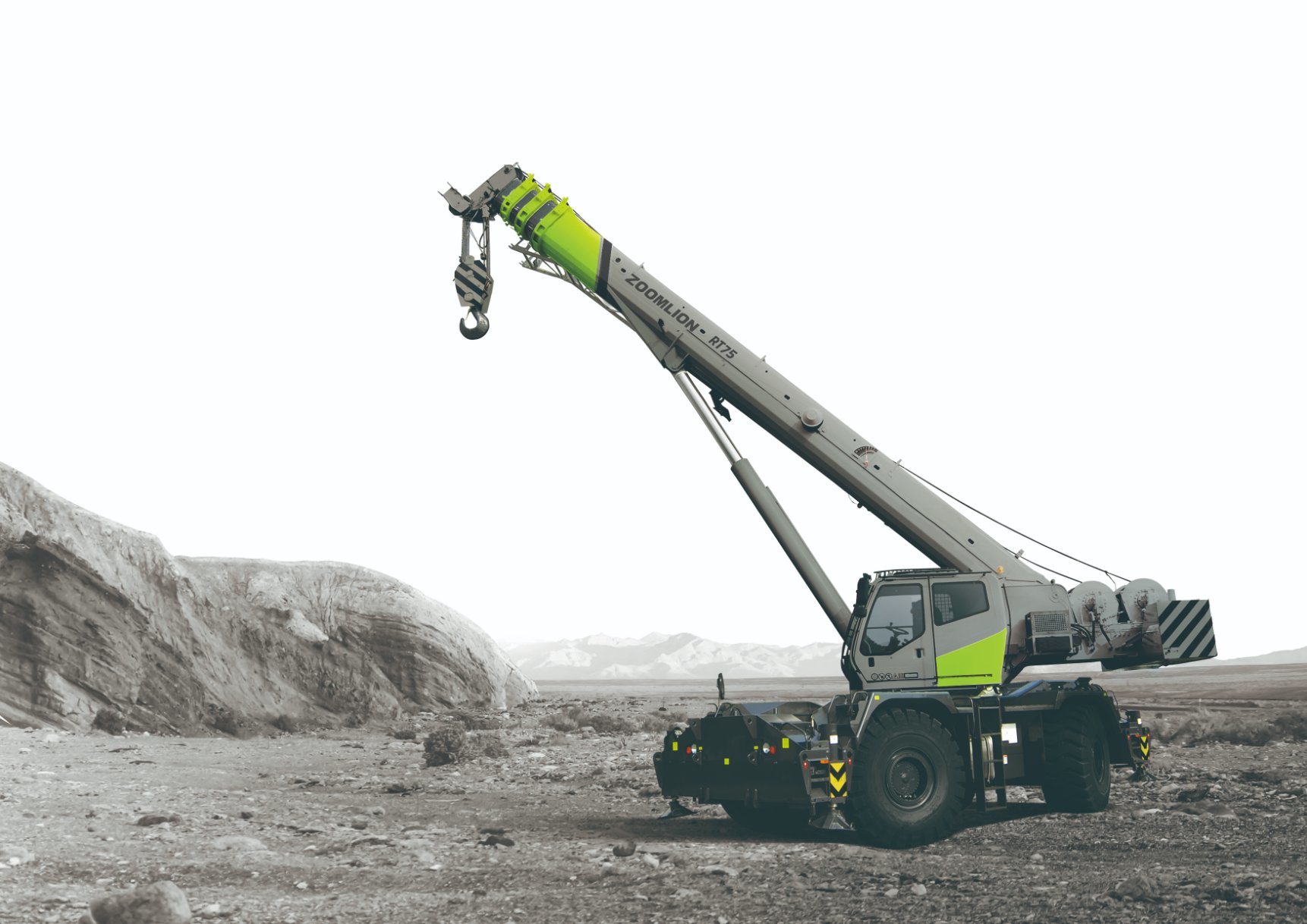 Zoomlion Rt75 75 Ton Hydraulic Control Truck Rough Terrain Crane