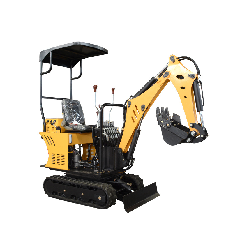 2020 Hot New 0.8ton Mini Digger The Latest Version Crawler Wheel Excavator Apply to Home Use Farms Construction Works