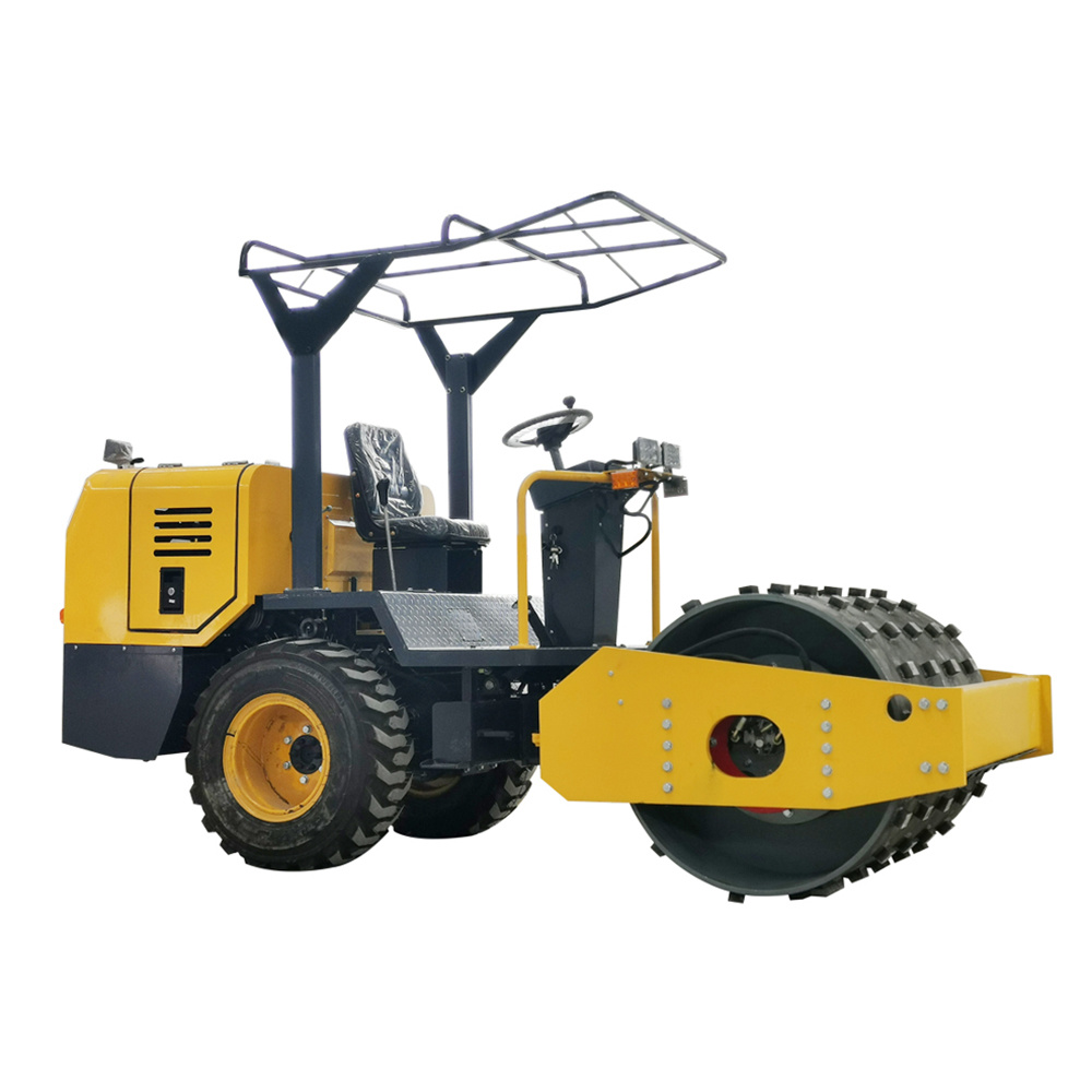 China 
                CE Certificated Fuel Saving Roller Vibratory Sheeps Foot Compactor Road Roller
             supplier