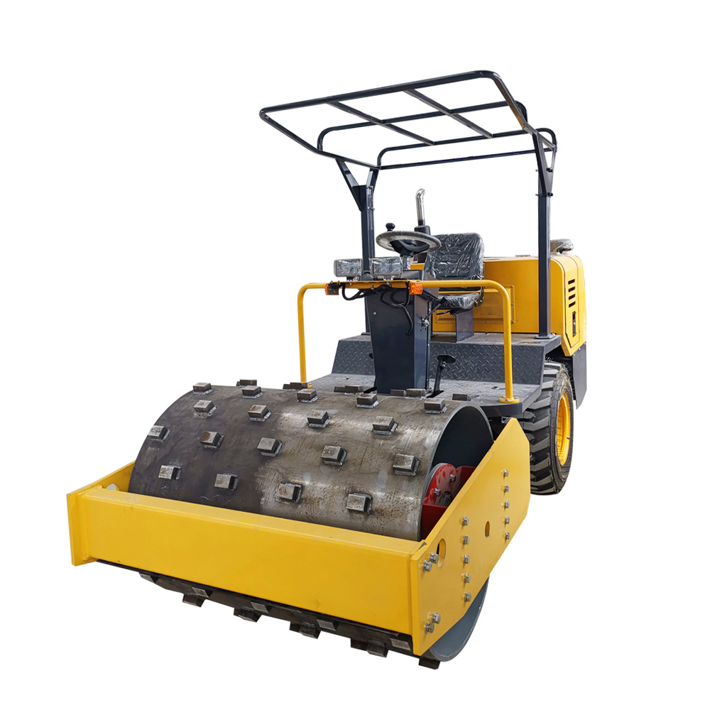 CE Certificated Multifunction Vibratory Sheep Compactor Road Roller 1t 2t