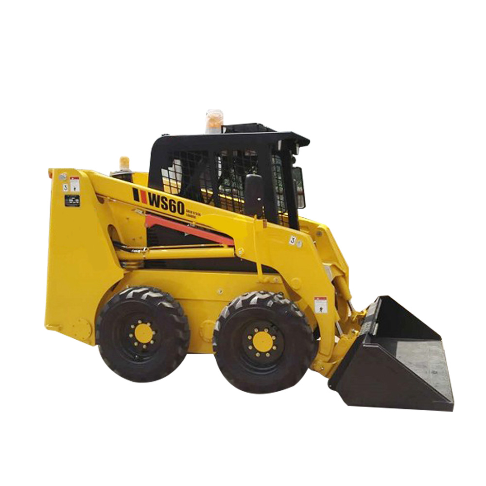 CE ISO EPA China New Mini 50HP 65HP 75HP 85HP Skid Steer Loader Micro Wheel and Track Steer Skid Loader with Attachment Parts for Sale by Sea