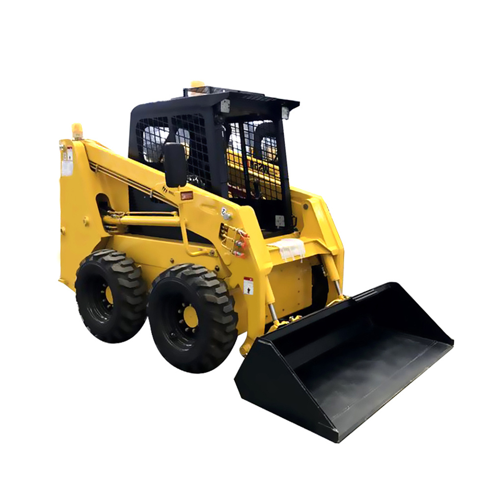 Ce Certificated Fully Hydraulic Skid Steer Loader Mini Loader Skid Steer with Attachments
