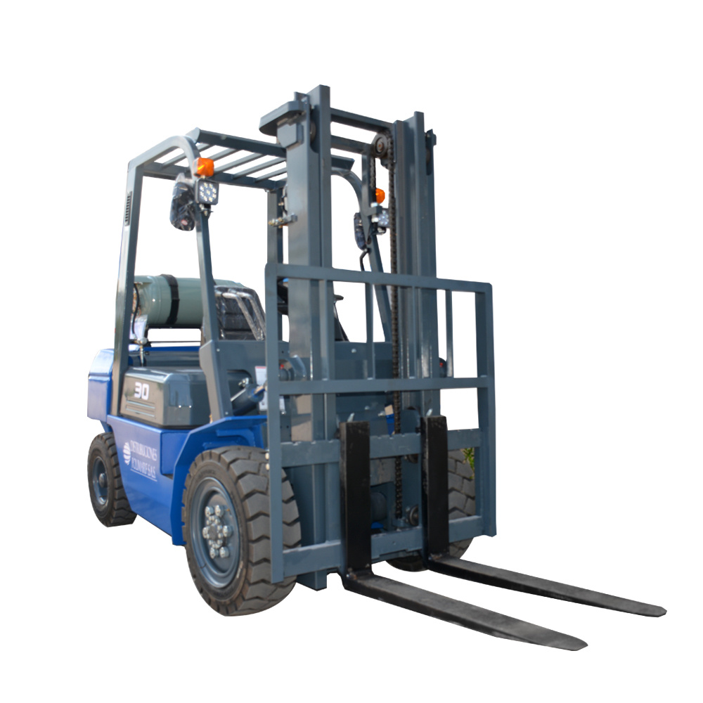 Cheap High Lifting High Load Hydraulic Engine LPG Forklift 3ton LPG Forklift
