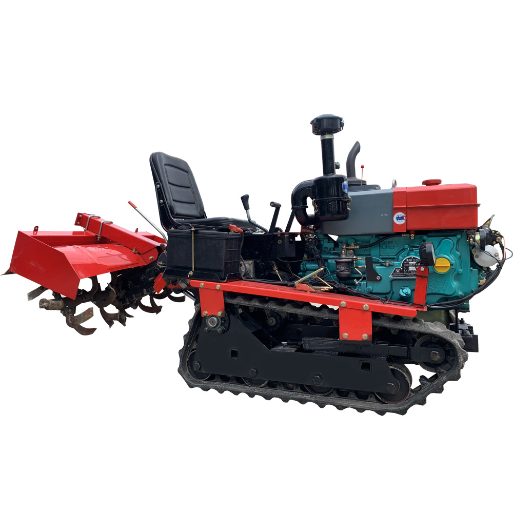 Cheap Price 1 Ton Track Tractor Farm Tractor Rubber Tracks Tracked Cultivators for Orchard