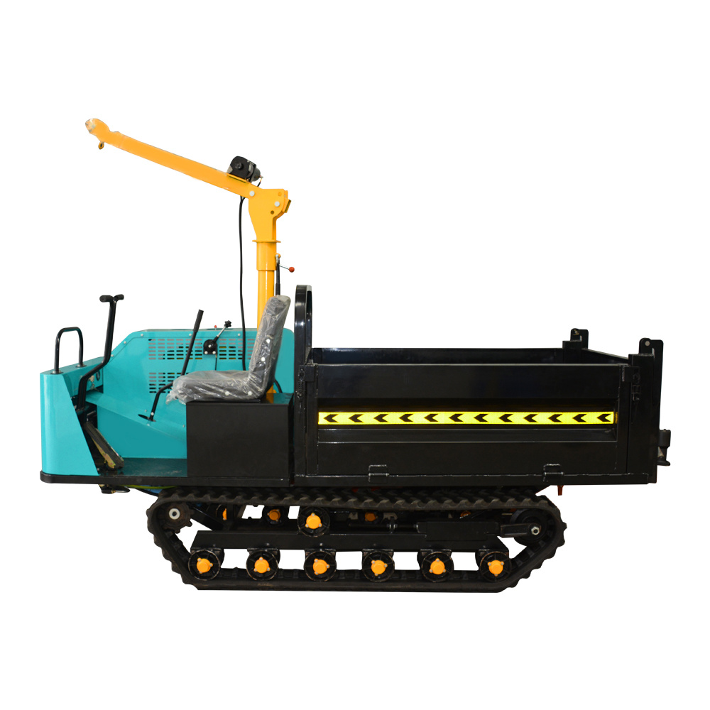 China Brand Electric Start Crawler Dumper EPA Engine 1 Tonne Dumper