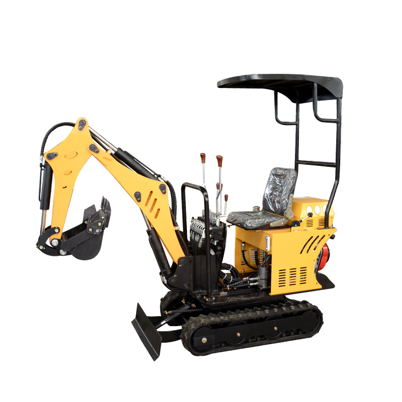 China Mini Excavator 0.8t Small Digger Excavator with Rubber Track