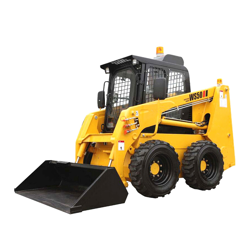 China New Hydraulic Mini Skid Steer Loader with Variously Attachment for Sale