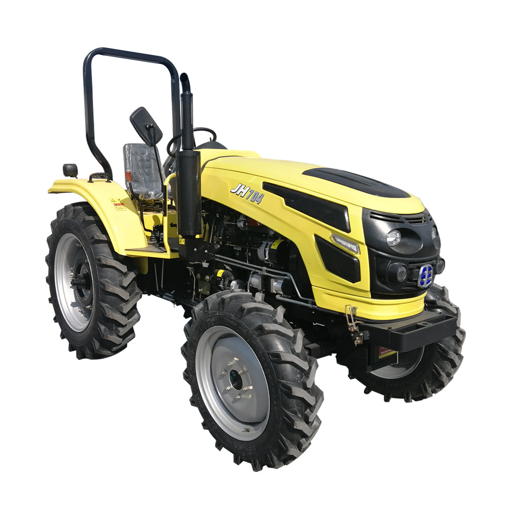 Chinese EPA Engine New Small Farm Tractor Micro Tractor with Front Loader 4X4 Compact Tractors with Attachments for Agriculture Cheap Price