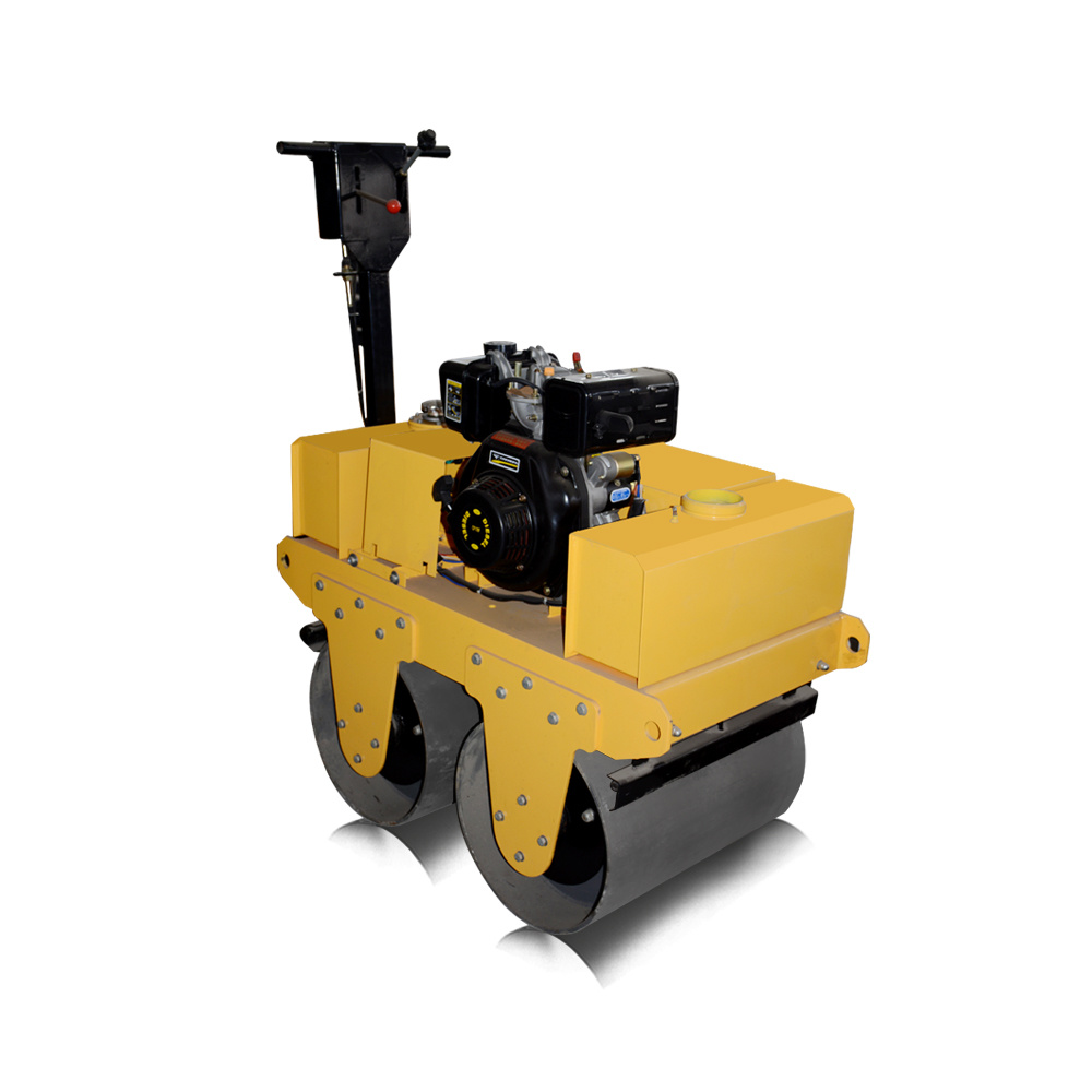 Factory Supply Walk Behind Road Roller 850kg Road Roller Manual Vibrating Roller