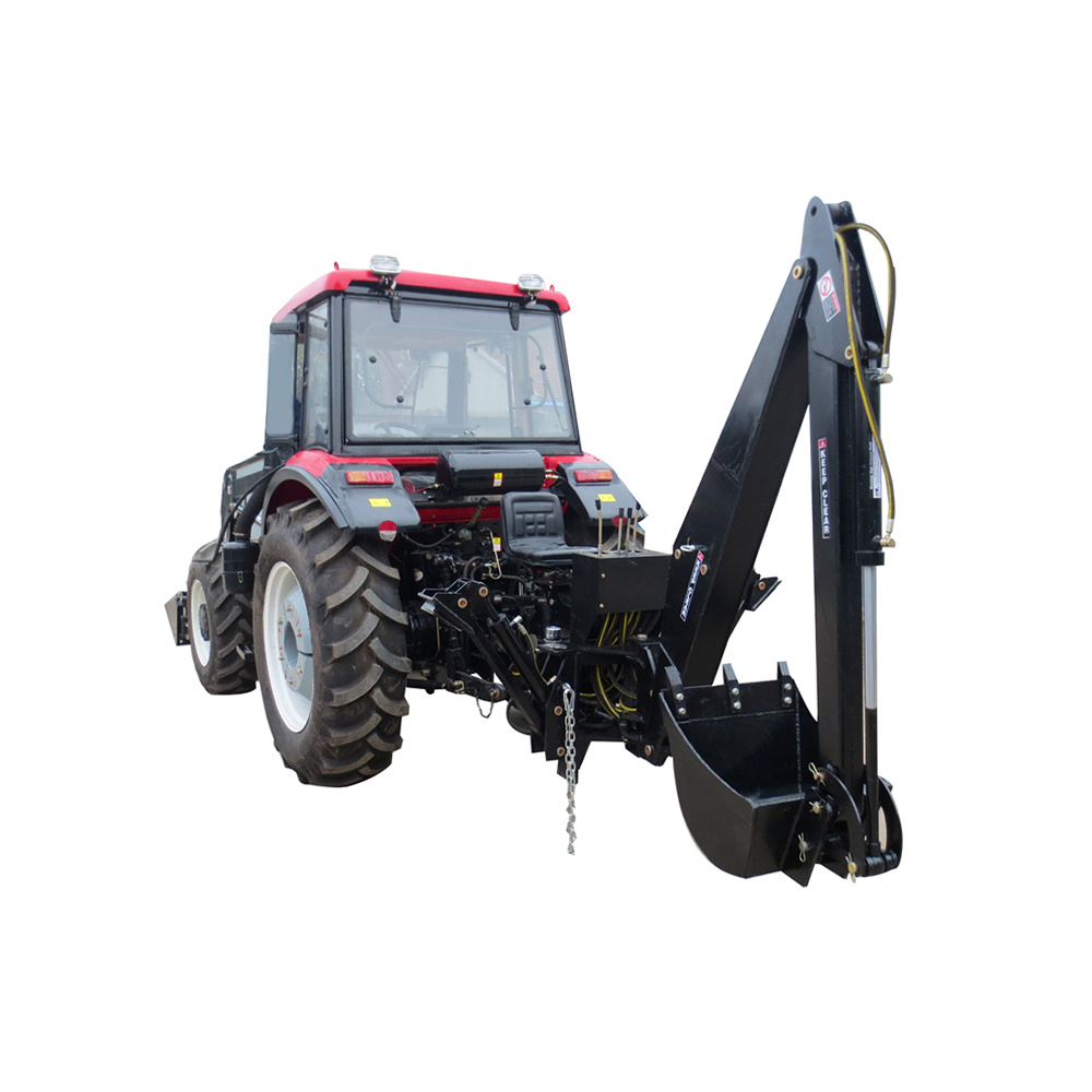 Fuel Saving Multifunction 4 Wheel Drive Backhoe Attachment Compact Tractor