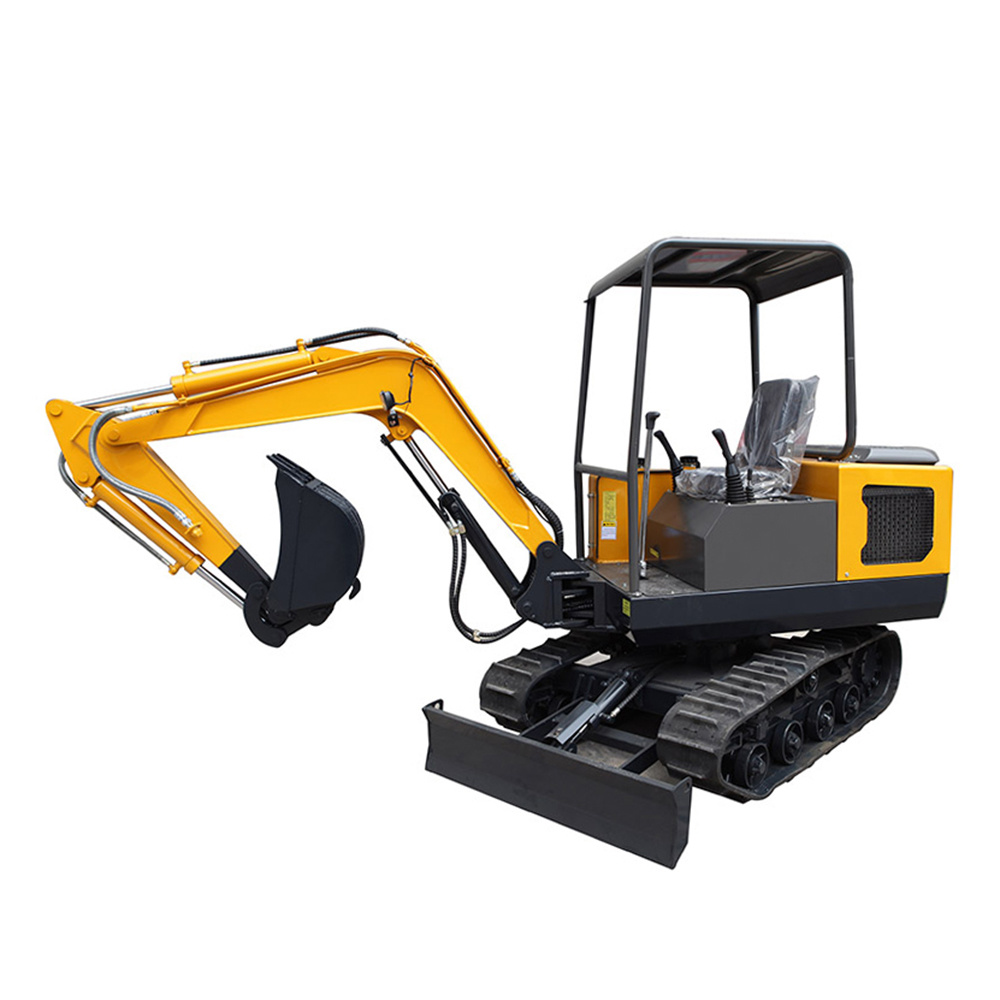 Fully Hydraulic Ride on Mini Excavator Digging in India with Ce