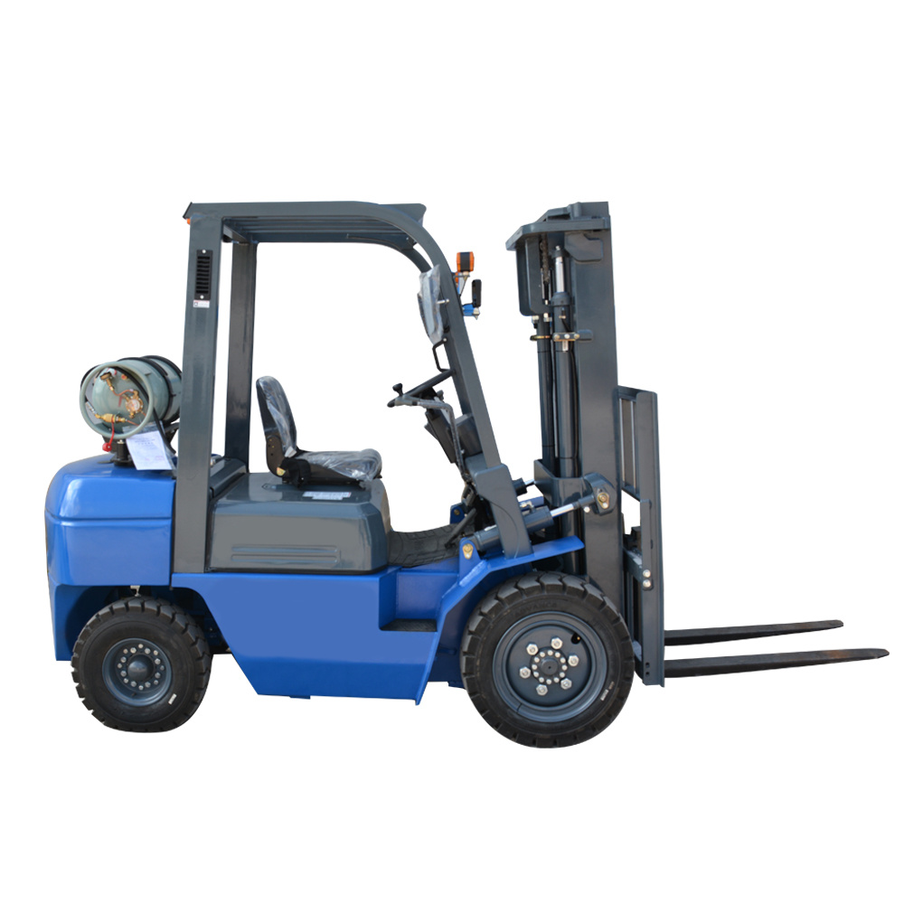 High Benefit Multifunction LPG Gas Forklift 5000 Kg 3 Stage with Ce