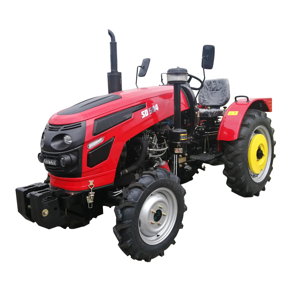 High Productivity Chinese Compact Tractors Small Tractor with Loader Prices Accept Customized