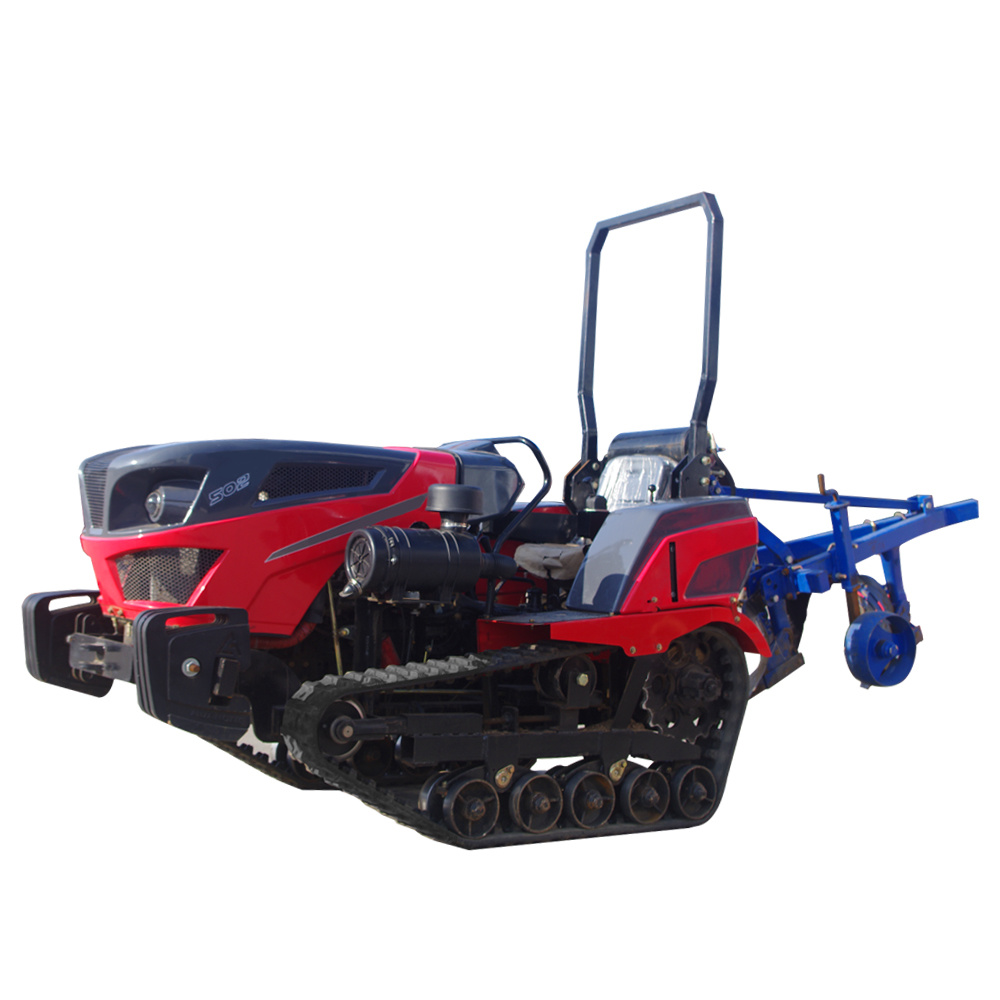 High Rate of Return Diesel Engine Powerful Crawler Rotavator Rubber Tracks for Mini Tractor