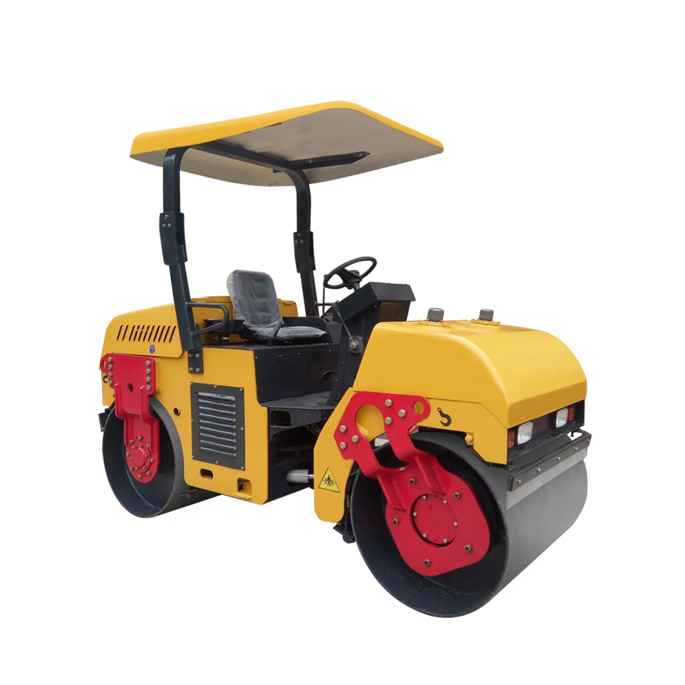 Hot Selling CE Certificated Road Roller Vibratory 3 Tons Furd Road Roller