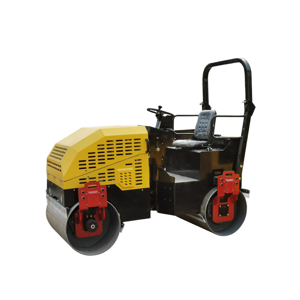 Hot Selling Vibration Road Roller Mini Road Roller Compactor Double Drum Vibratory Roller