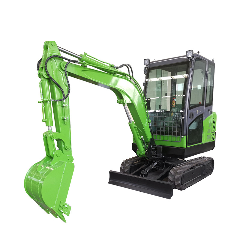 Hydraulic Mini Crawler Excavators Amphibious New Small Digger 2.5t Excavator with Cab for Sale