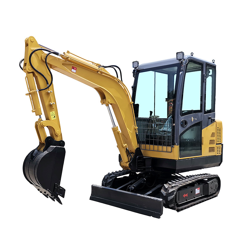 Hydraulic Mini Crawler Excavators Amphibious New Small Digger 2.6t Excavator with Cab for Sale