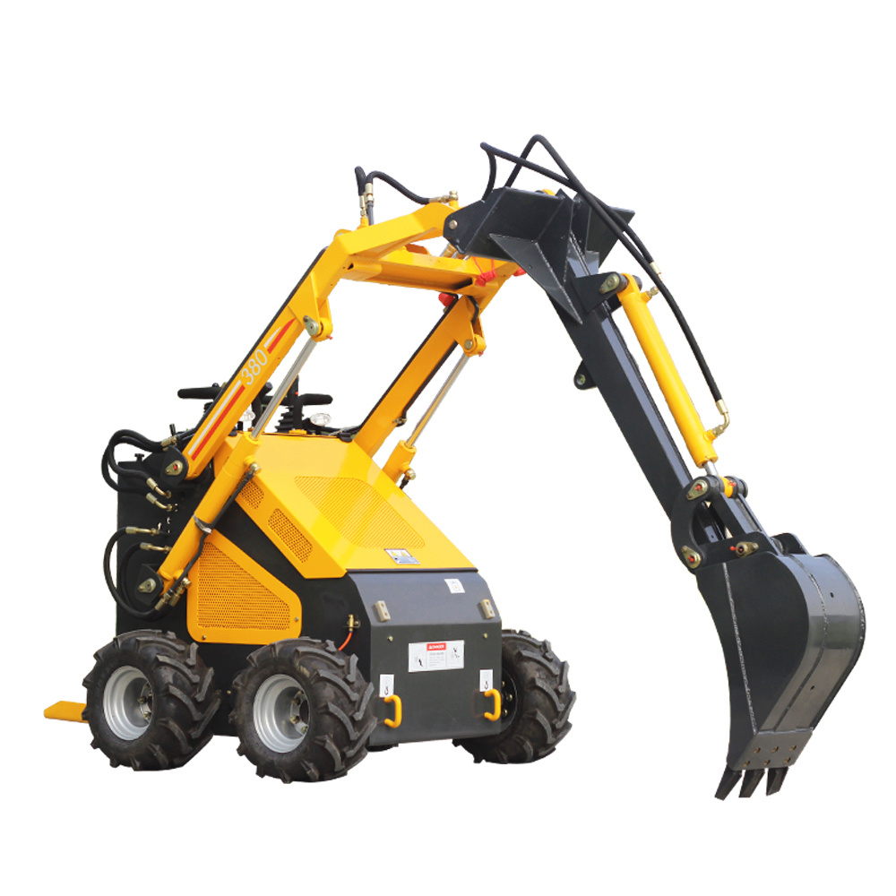 Intelligent Control Flexible Steer Mini Skid Steer Loader Garden