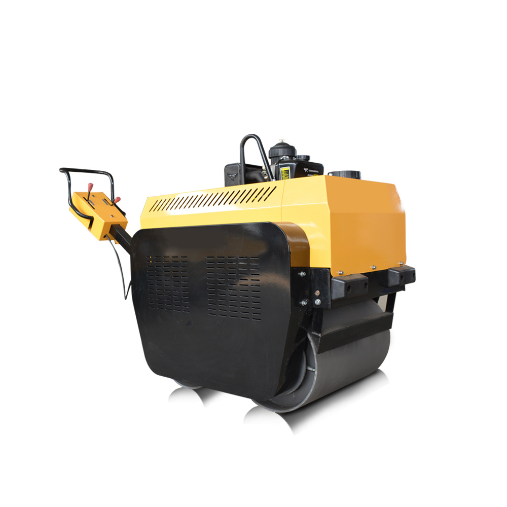 China 
                Intelligent Control Walk Behind Double Drum Roller Vibrating Roller Manual Road Roller
             supplier