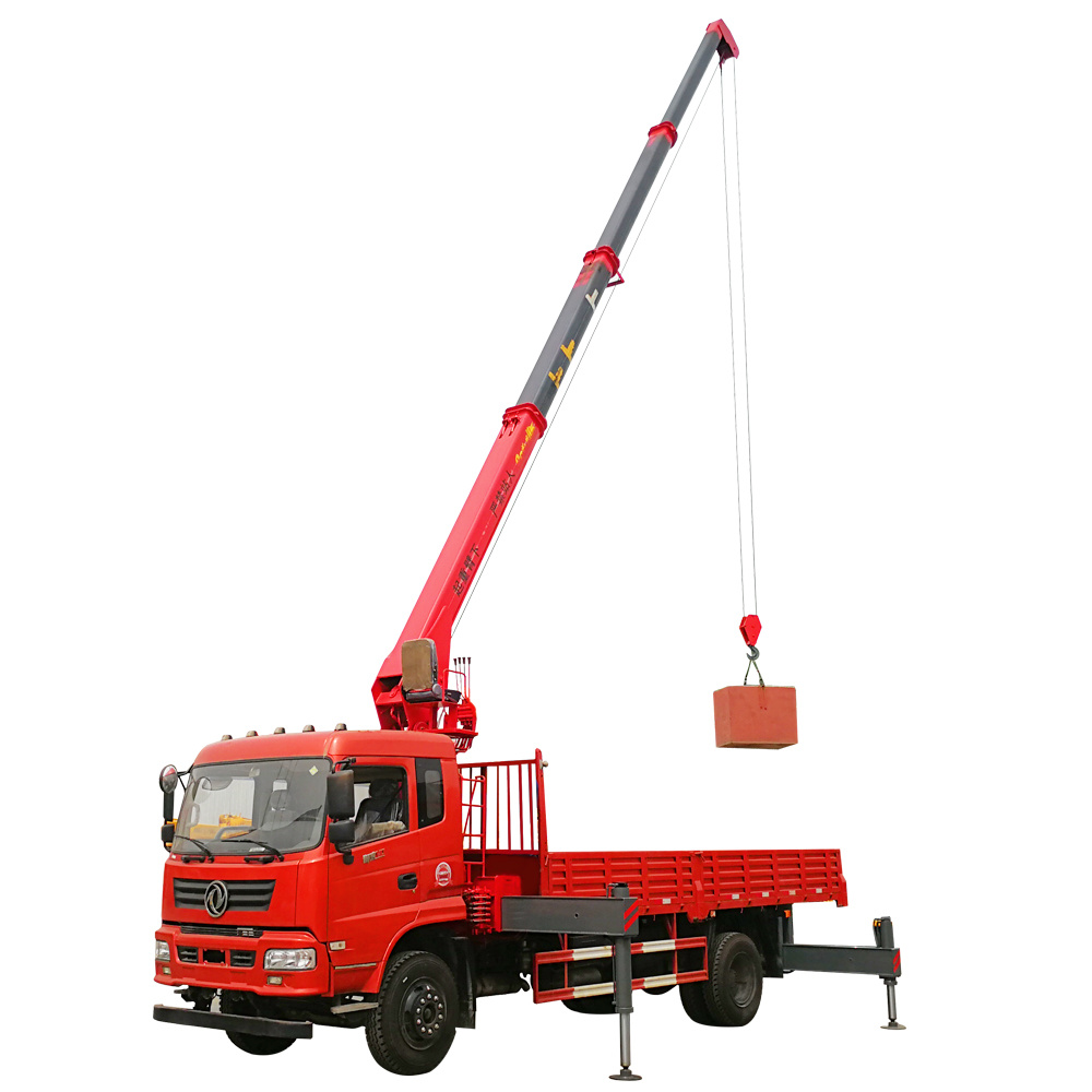 Leading Lifting Performance Pickup Crane 8 Ton Self Loader Crane Lorry Price with CE