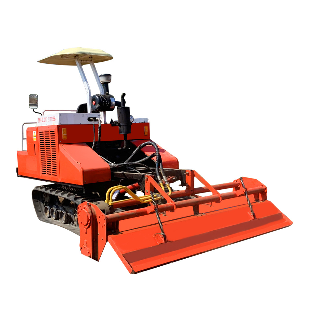 Low Failure Rate Crawler Tractor Press Swamp Crawler Tractor 105HP for Paddy Field