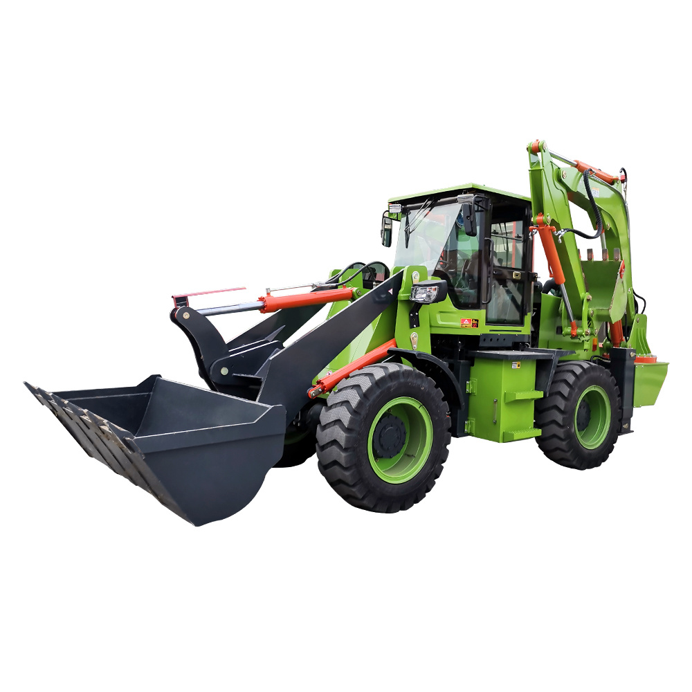 China 
                Mini Front End Compact Backhoe Loader with Excavator for Sale in Low Price
             supplier