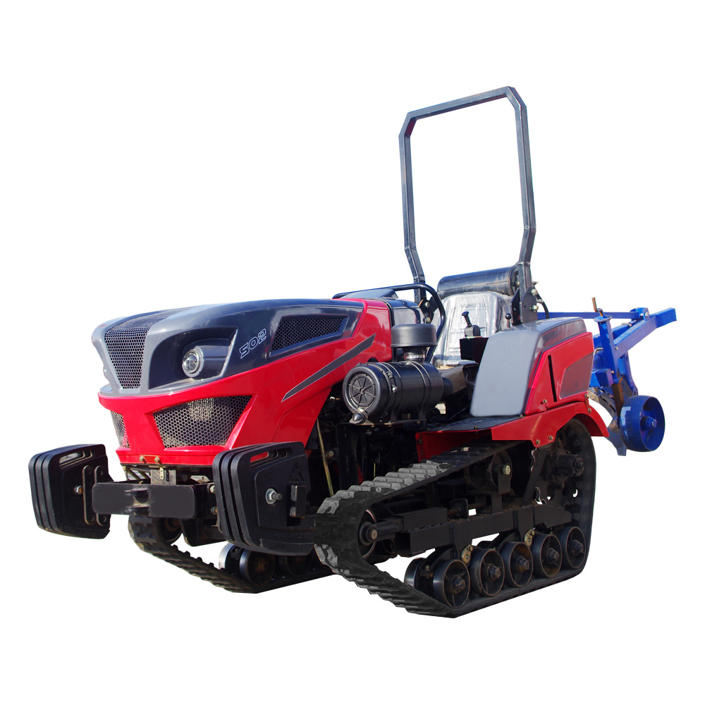 Multifunction Rubber Tractor Track RC Crawler Tractor Crawler Tractor Machine for Paddy Field