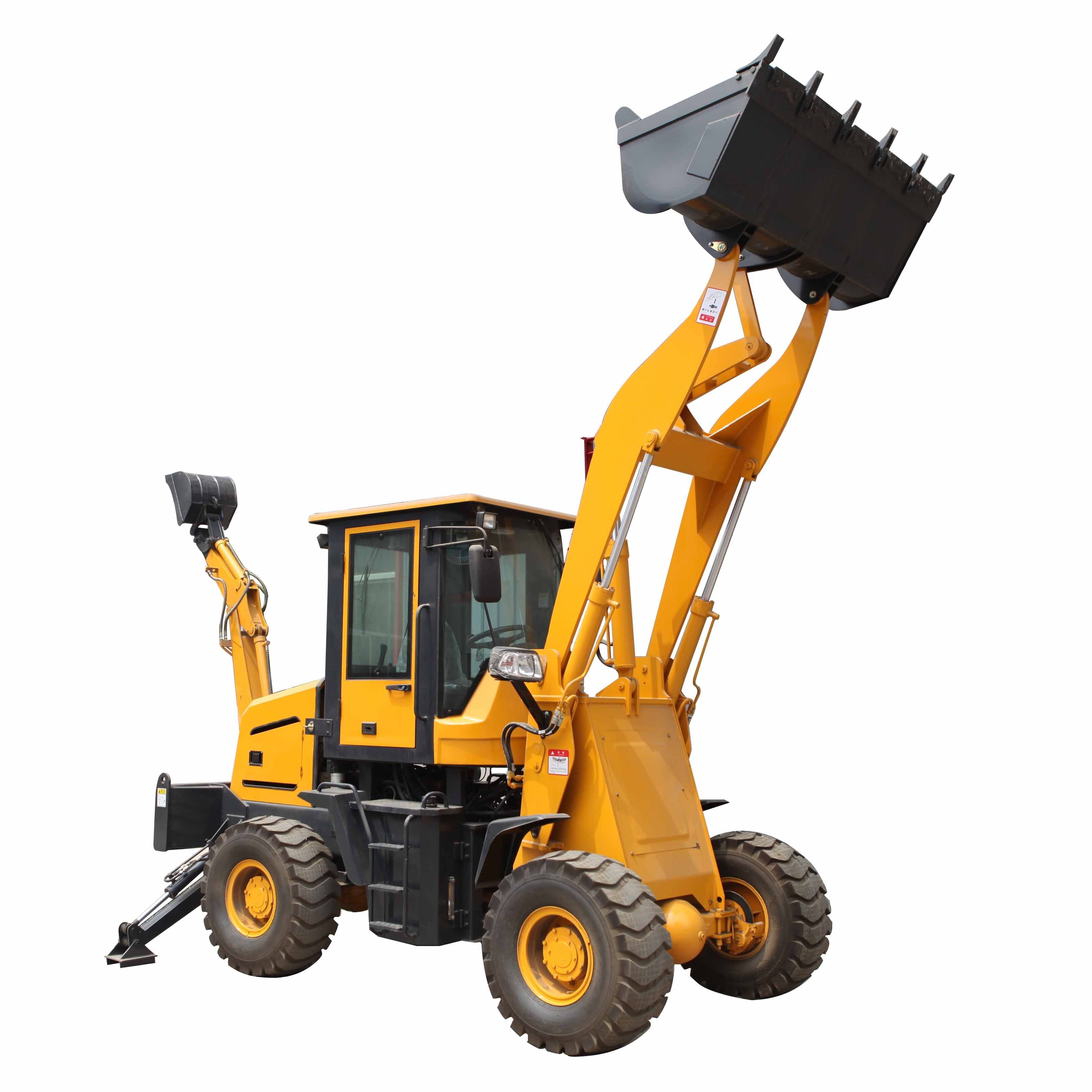 
                Nuevo fabricante profesional de la retroexcavadora retroexcavadora 4WD con accesorios para tractores de la excavadora
            