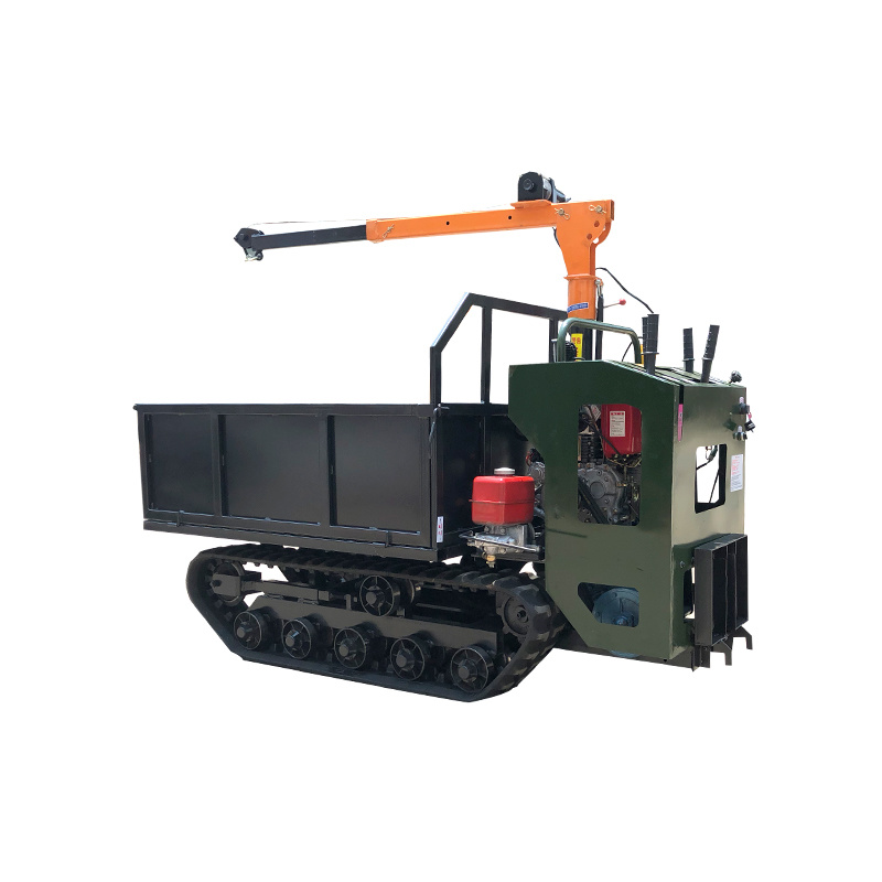 Popular Diesel Engine Rubber Mini Dumper 250kg Little Dumper Garden Dumper