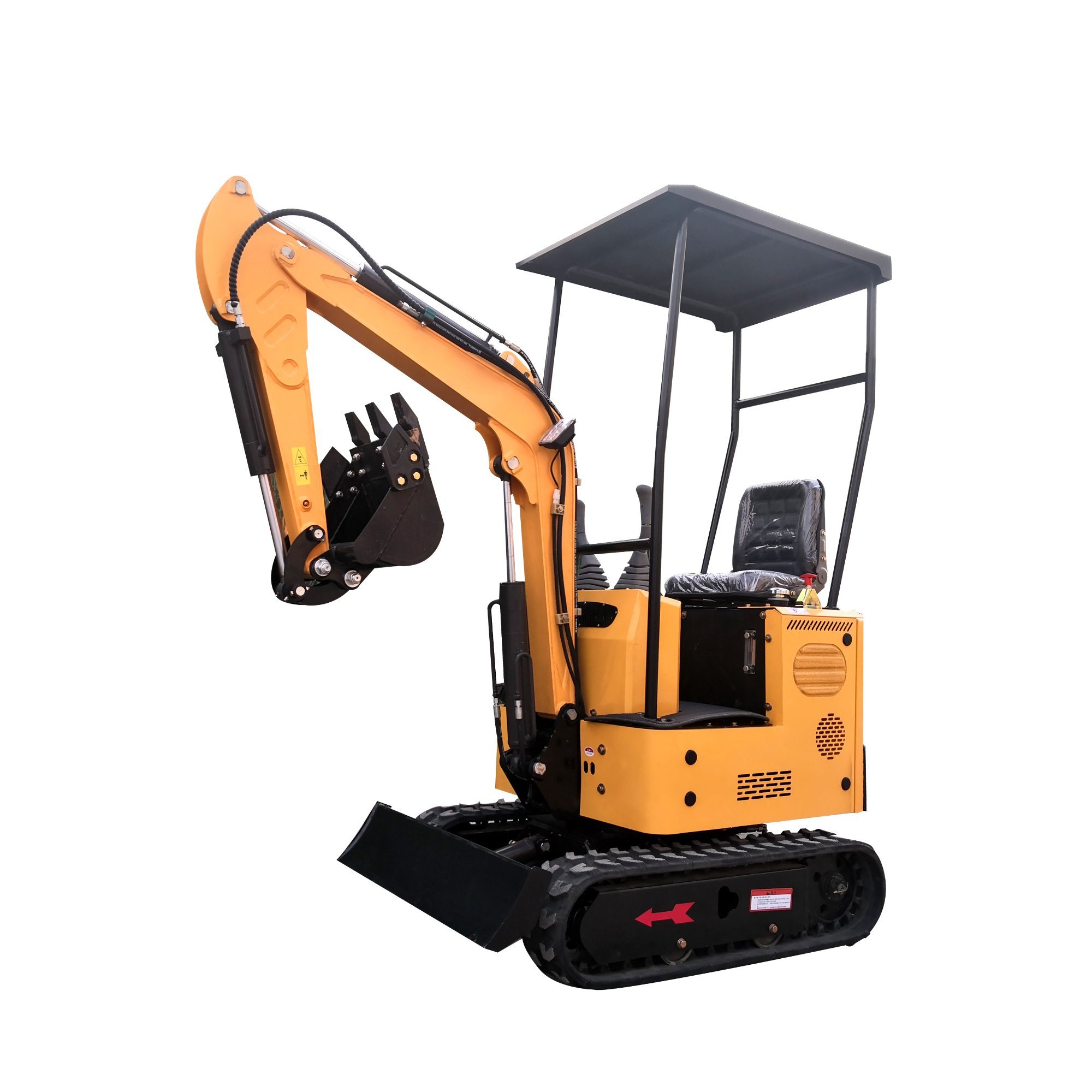 Safe and Reliable 1.5 Ton Mini Excavator Hammer Mini Digger for Sale