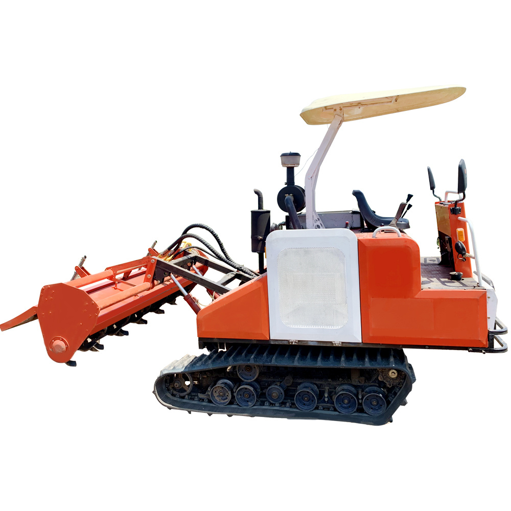 Self-Propelled Mini Cultivator with Track Mini Remote Control Crawler Tractor for Sale