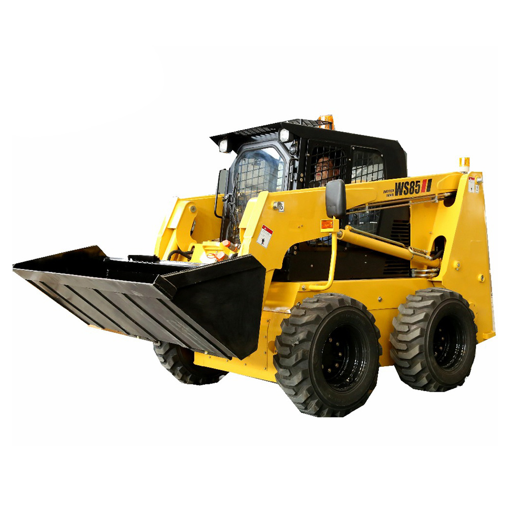 Simple to Operate Serviceability Skid Steer Loader Wood Chipper