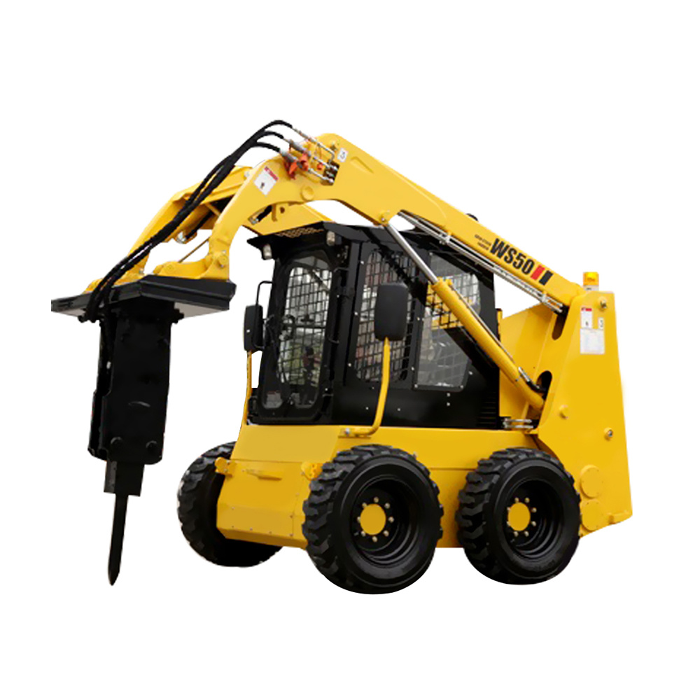 Strong Power Diesel Mini Skid Steer Loader with Auger Price