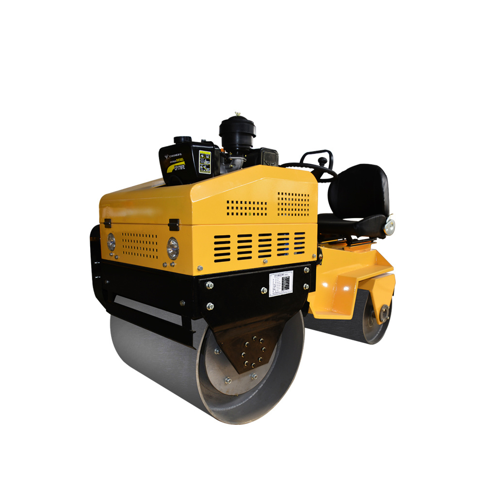Sturdy Structure 850 Kg Road Roller Self-Propelled Vibratory Road Roller