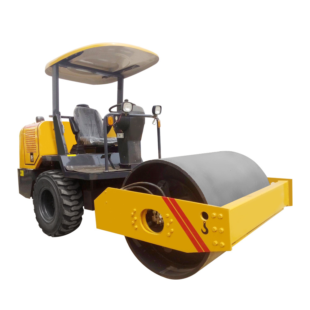 China 
                Stevige constructie enkele wielrol 5 ton wegrol Car Style Road Roller Steel Wheel
             leverancier