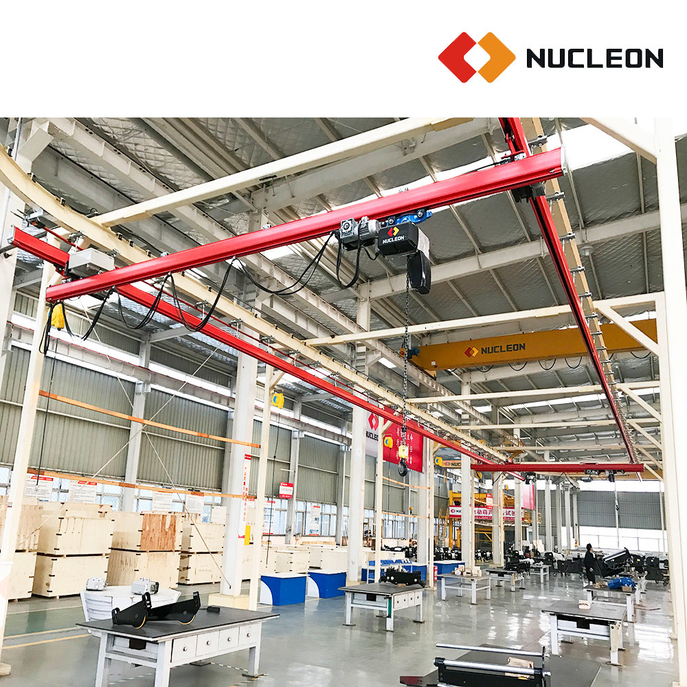 China 
                1 Ton Nucleon Workstation Free Stand Nbk Light Rail System Crane
             supplier