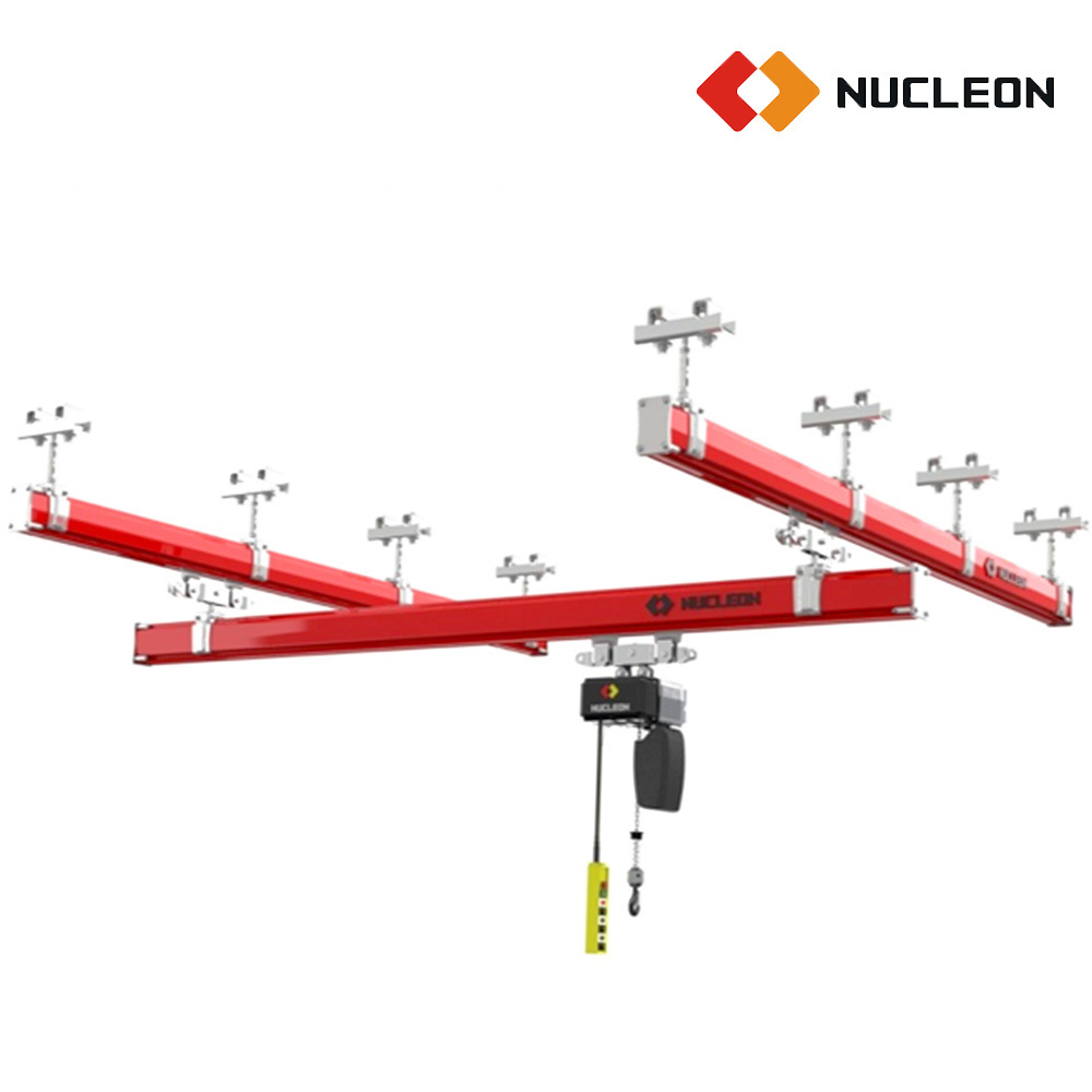 100 Kg — 500 Kg Light Weight Monorail Crane with Electric Hoist Trolley System