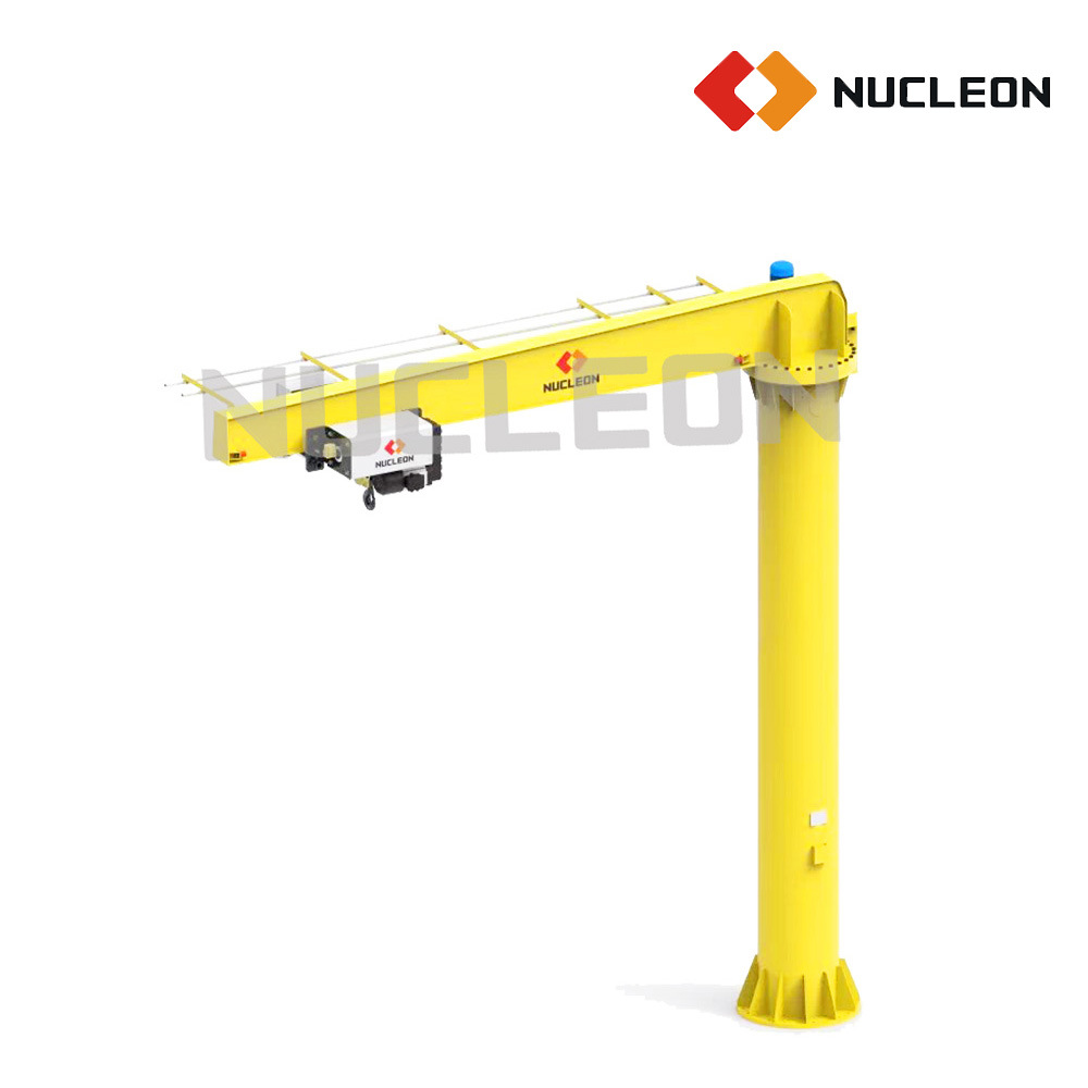 360 Slewing Floor Mounted Pillar Stand Jib Crane 5 Ton