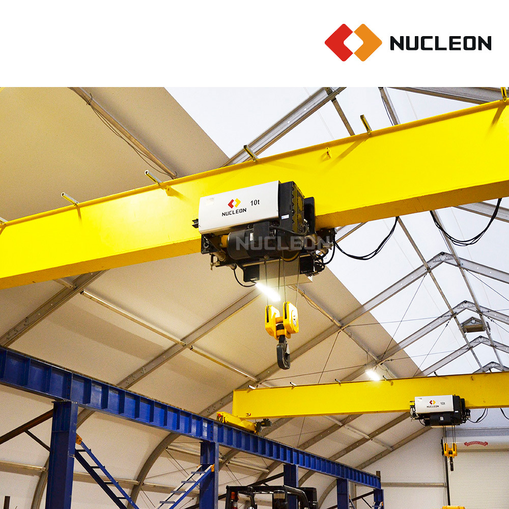 
                CE/ISO Certified Nucleon 3t 5t 7.5t 10t Low Headroom Monorail I Beam Singe Box Section Girder Electric Wire Rope Hoist
            