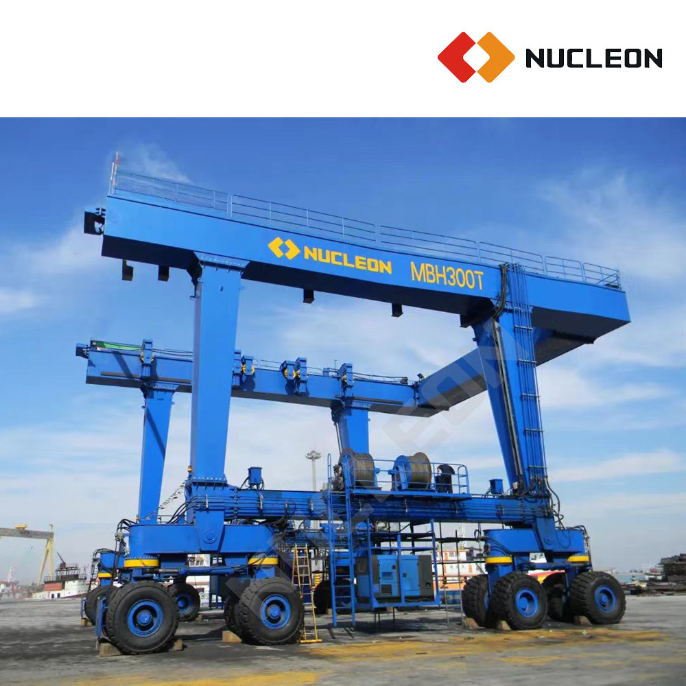 China Leading Manufacturer Marine Rubber Tyre Rtg Marine Gantry Crane