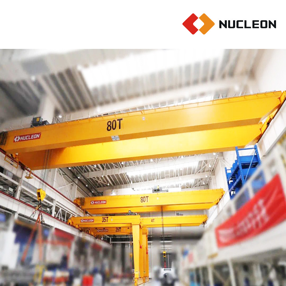China Top Manufacturer High Reliability Double Girder Eot Overhead Crane 40 T for Machinery Maintenance
